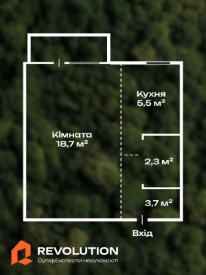 Без комісії. Продаж 1к квартири 30.2м2, м.Вишневе вул.Європе