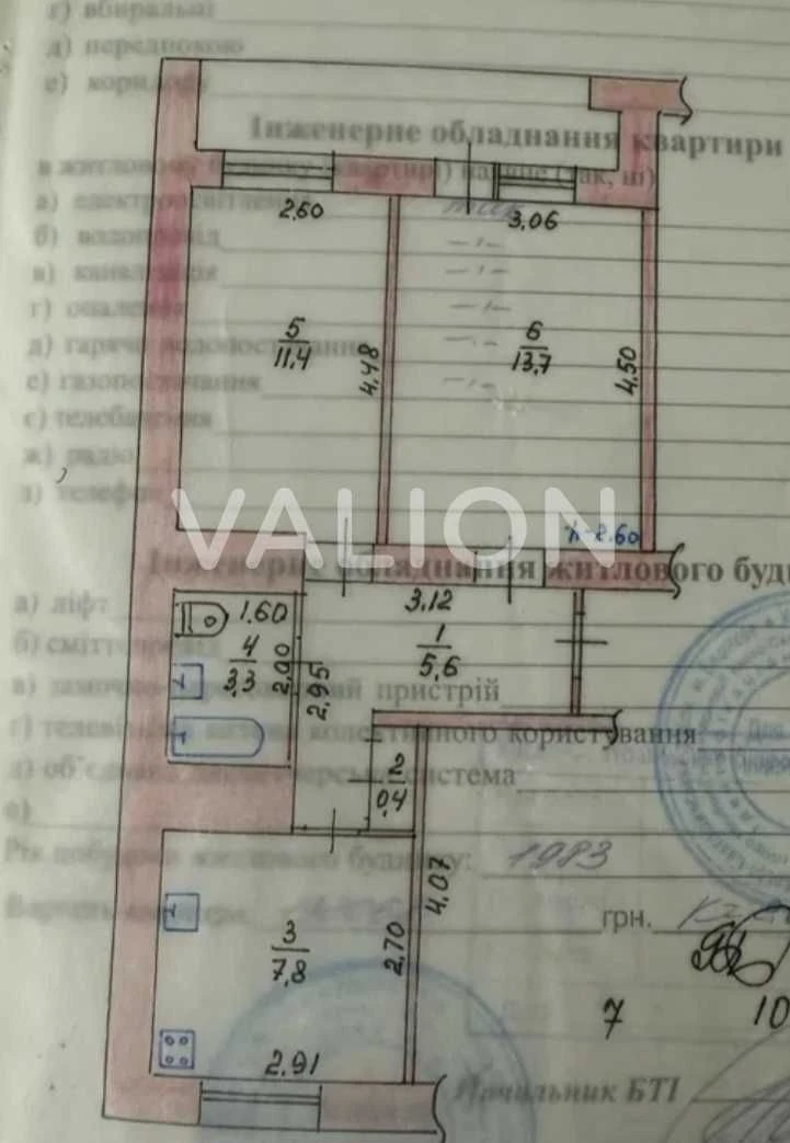 Продам 2кім.квартиру Вишневе вул.Григорія Сковороди,10