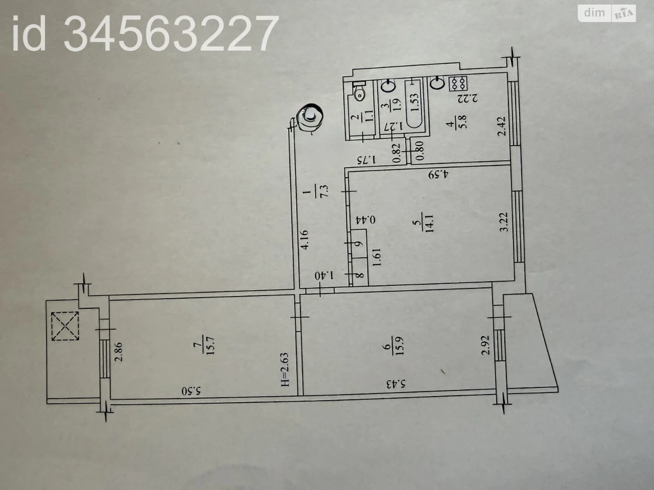 For sale Apartment 624th microdistrict