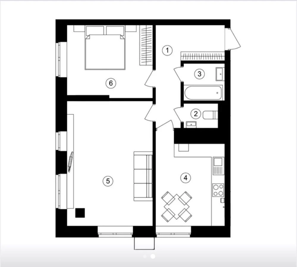 Власник one house 2к є підземний паркінг в будинку