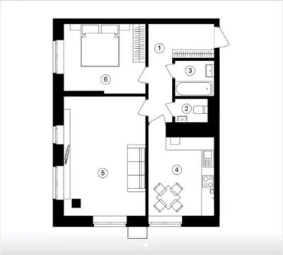 Власник one house 2к є підземний паркінг в будинку