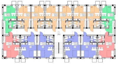 Пропонується 1-к квартира на 25,3 м2 у КБ "Моя Бавария". єОс