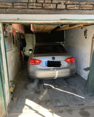 Garage in the "Cosmonauts" cooperative house