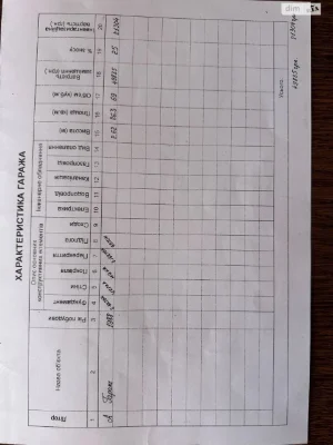 Продаж місця в гаражному кооперативі