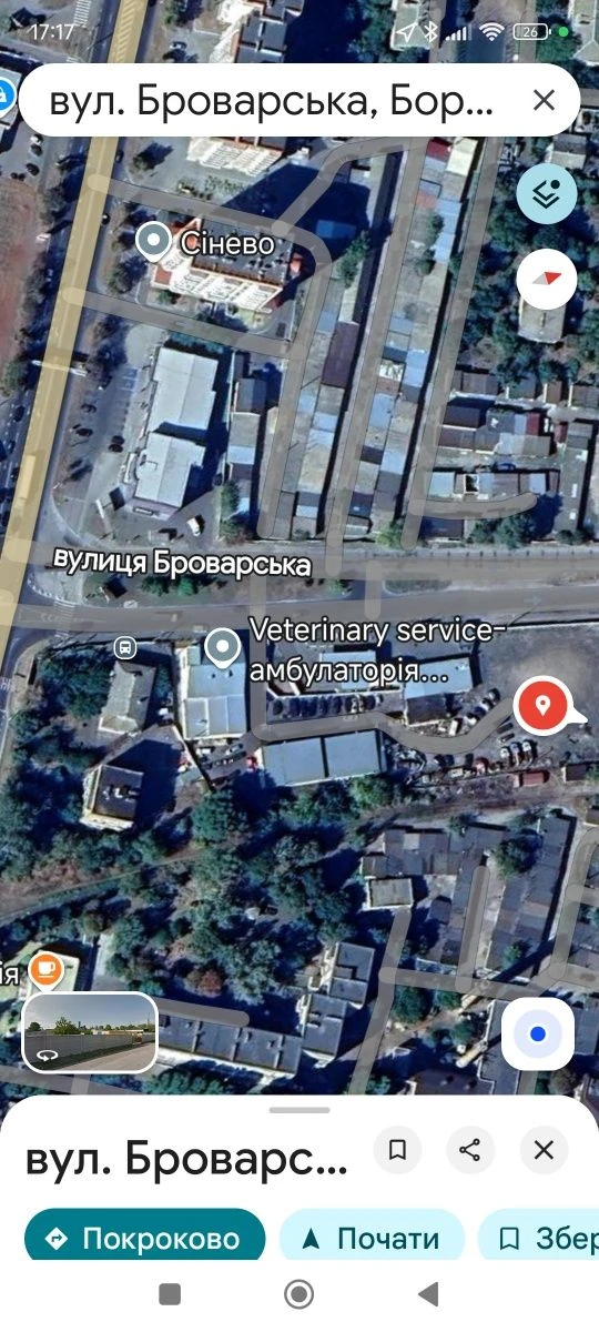 Фасадная участка под СТО