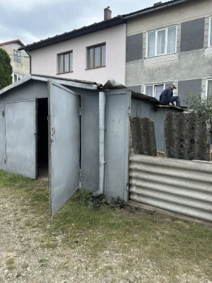 Metal Garage 6 meters x 3.80 meters height 2 meters