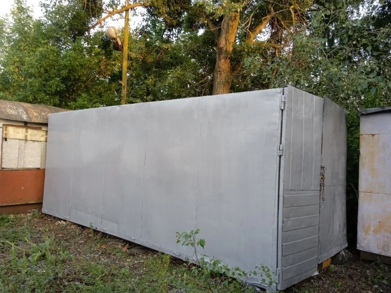 Container. Garage. Shed. Portable cabin.