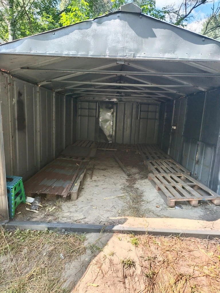 Metal Garage.