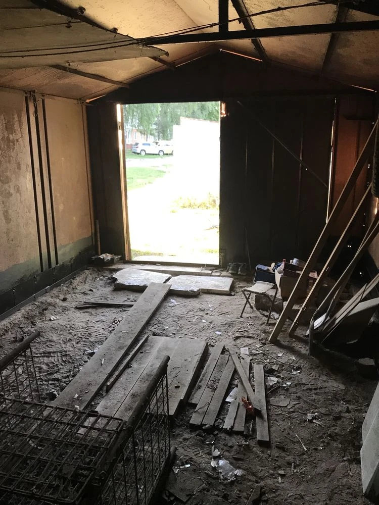 Metal Garage in the town of Shostka