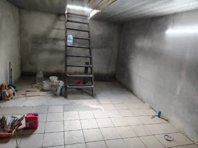 New garage with basement, 48 sq.m