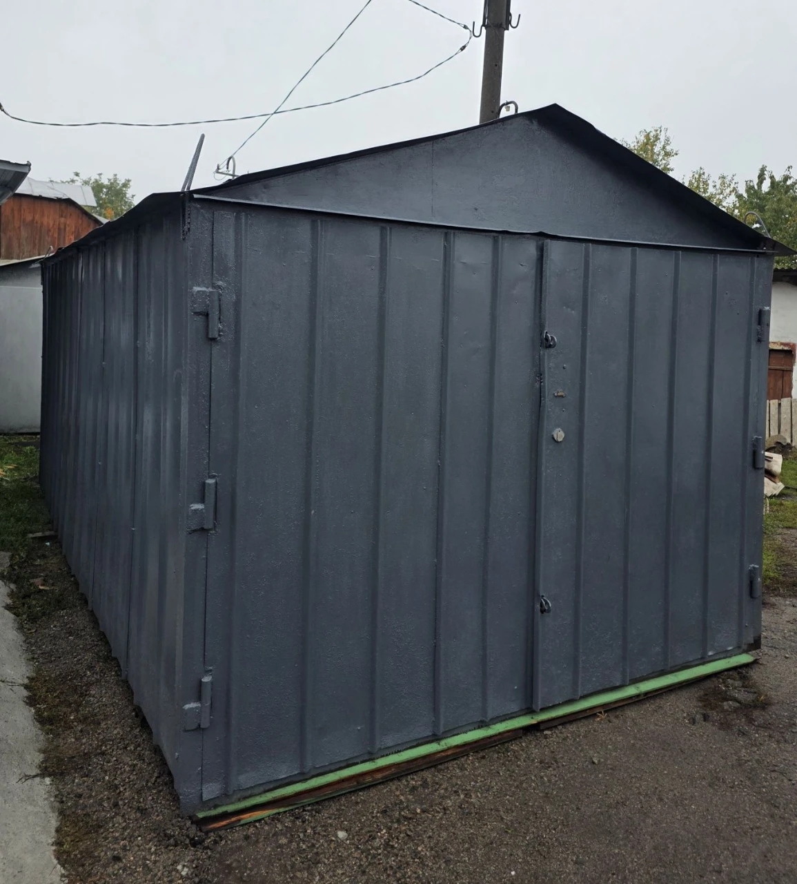 Металевий гараж 35,5