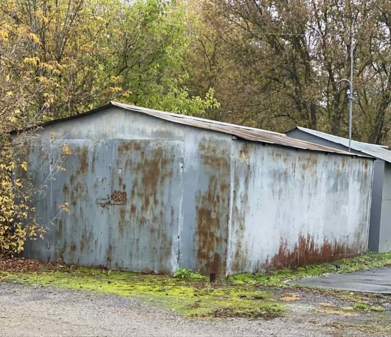 Metal Garage in Cooperative