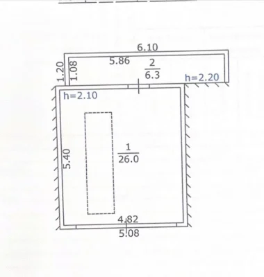 Продається цегляний гараж 32,3 кв.м. по Соборной, центр