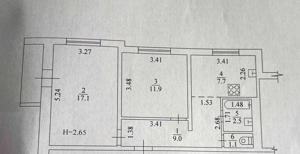 Продажа 2-х комнатной квартиры ул.
