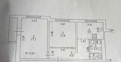 Продажа 2-х комнатной квартиры ул.