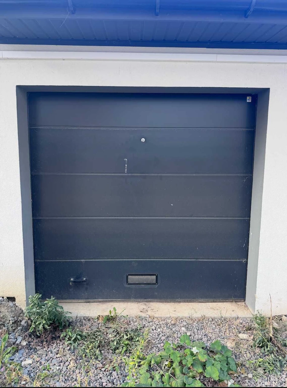 Modern garage with automatic gates in Vinnyk
