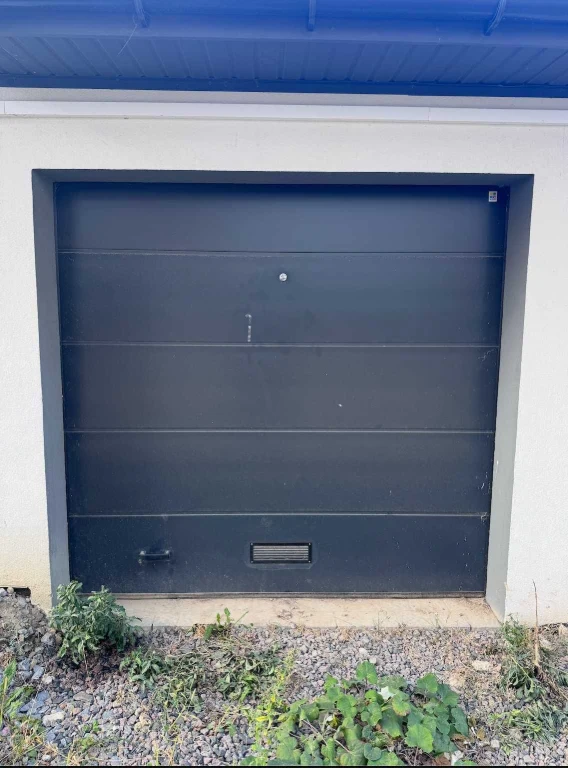 Modern garage with automatic gates in Vinnyk