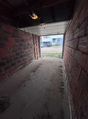 Modern garage with automatic gates in Vinnyk