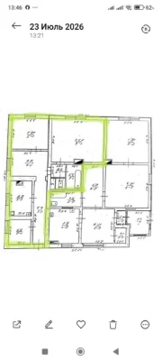 Частина будинку 68,2 м² з окремим двором, гаражем і ділянкою