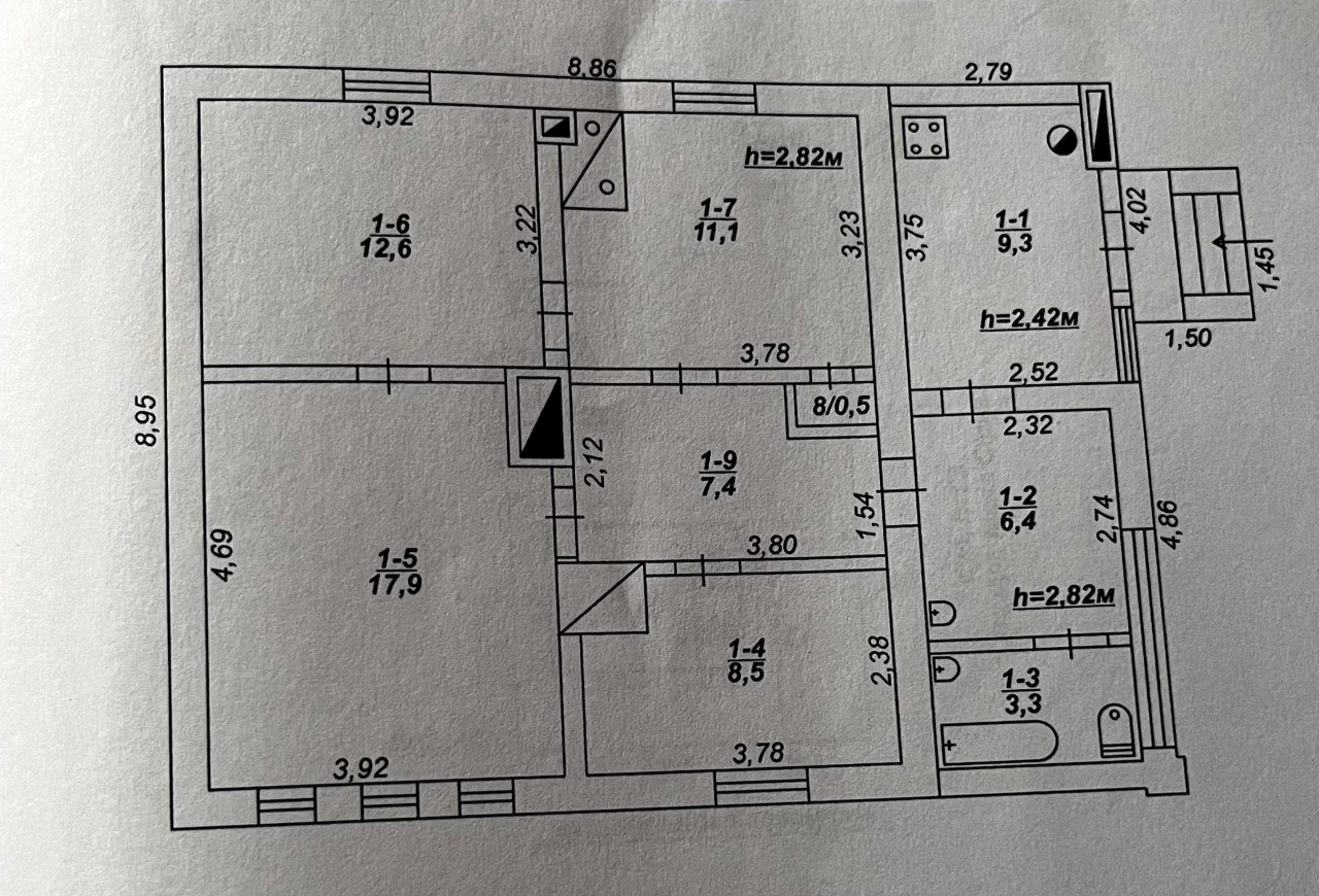 Sale of residential house. Ternivsky district, Sevgok