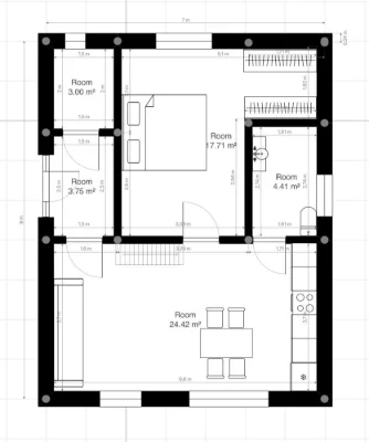 Sale of a new house
