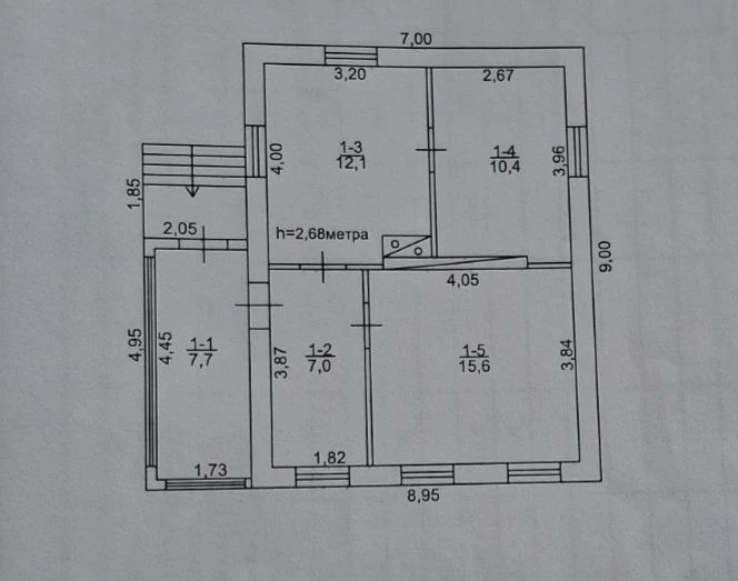 For Sale: 3-bedroom house/Metelurgi district
