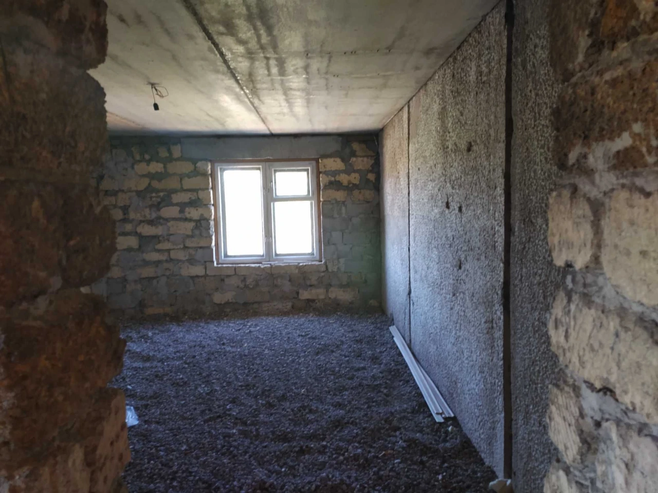 Two-Story House Without Finishing Works