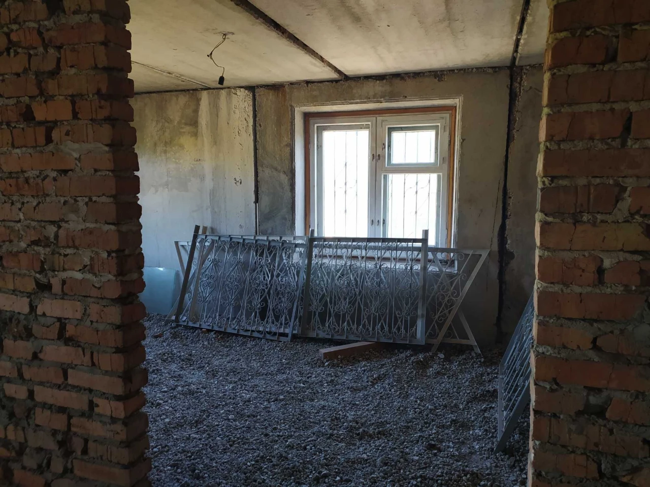 Two-Story House Without Finishing Works