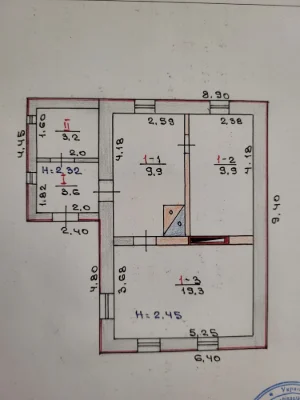 For sale. House in Buri Vugli (Hirnytske)