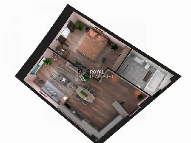 Sale of 1-room apartment 52.34 sq. m on Stepana Bandera Ave. 30