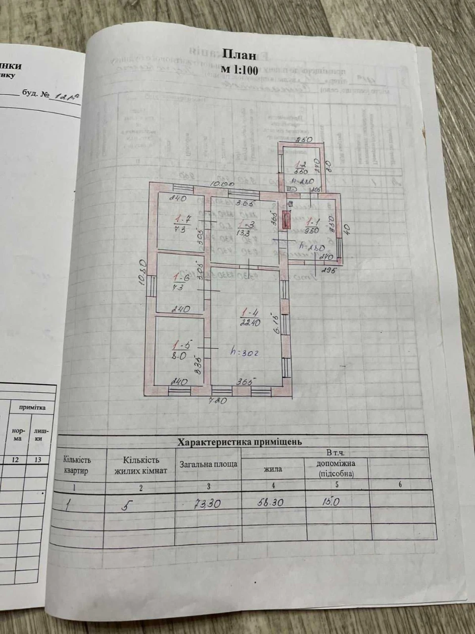 Будинок 73,3 м², 5 кімнат (вул. Кобзаря, 121А) | Синельников