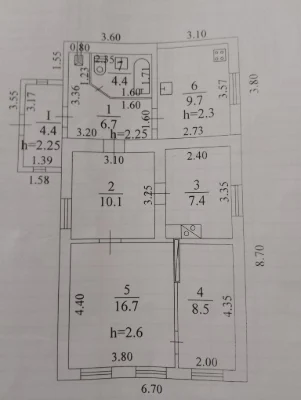 Продам затишний будинок Синельниково, 84 кв.м, 17500, торг,