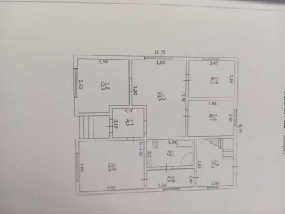 Енергоефективний дім, 92.4 м² • 3 спальні • вітальня• 13 сот
