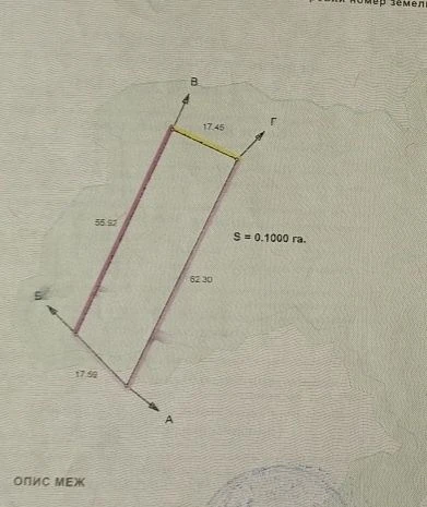 Land plot .Beregovo 25 acres.