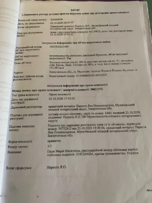 Продам будинок в Мукачево в р-н Росвигово  400 $ за кв м
