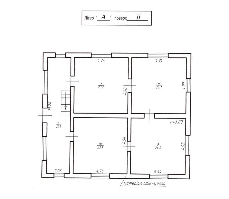 Продаж. Цегляний будинок 232 м² з гаражем | Калуш, Хотінь
