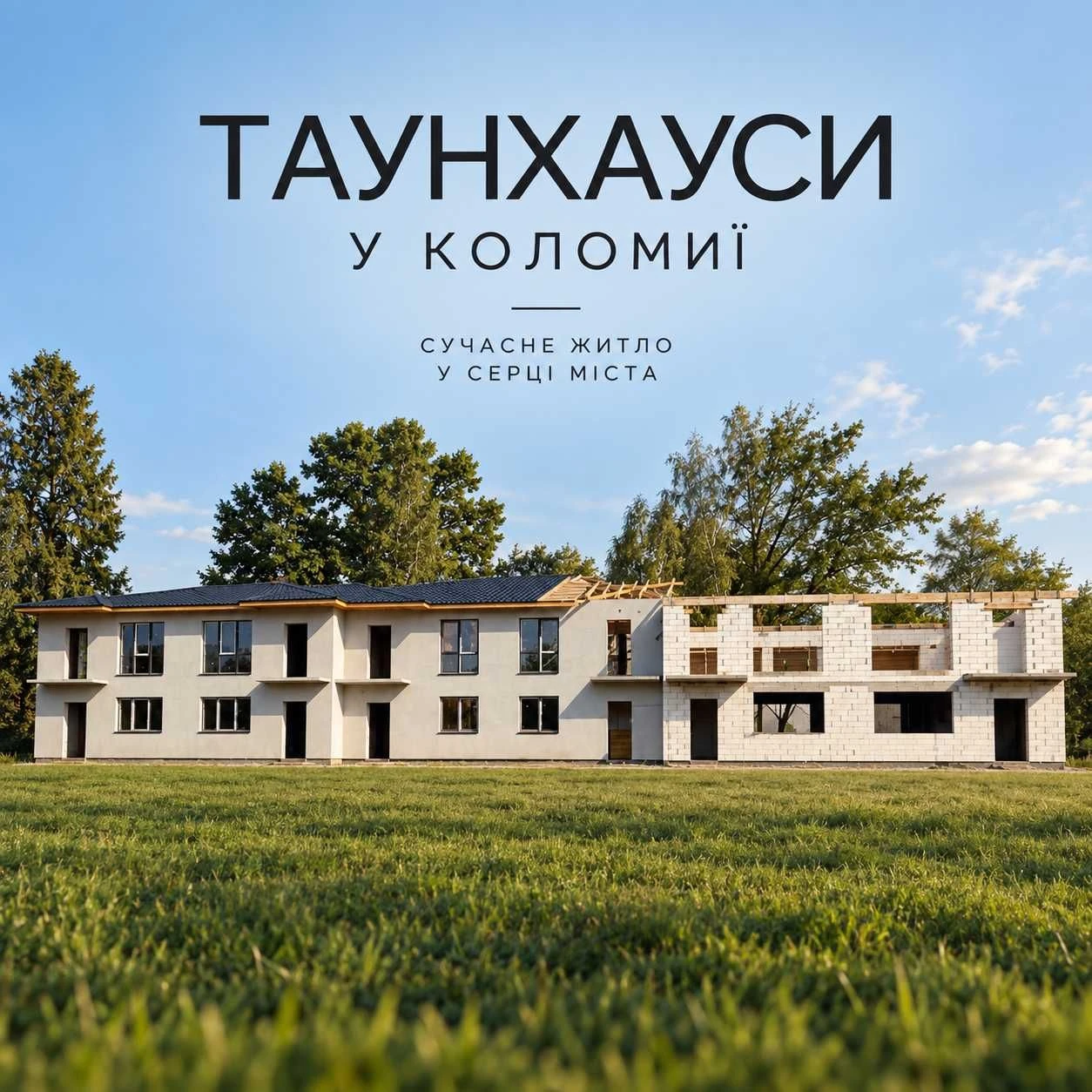 Продаж сучасних таунхаусів у Коломиї