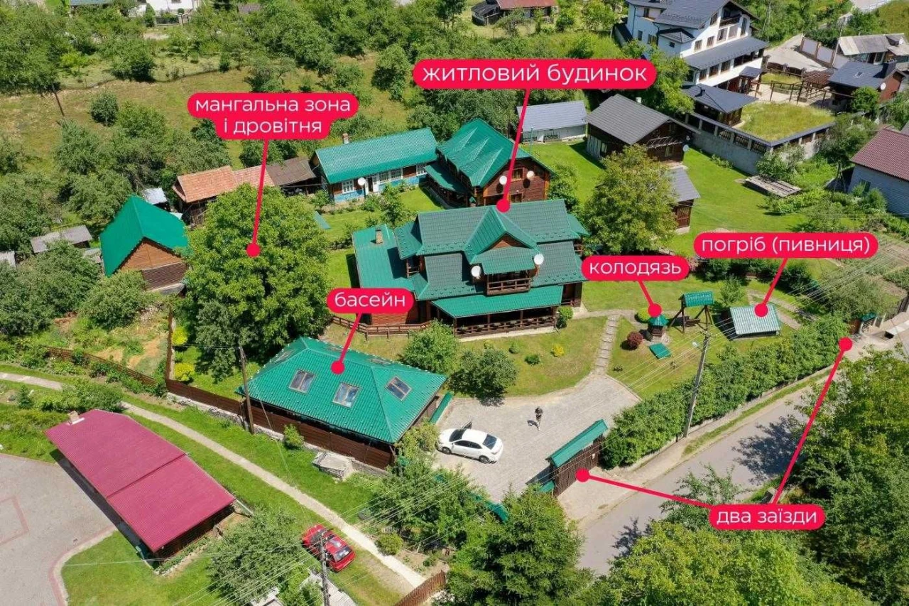 Будинок з ремонтом, басейном та сауною /Яремче/ Івано Франкі