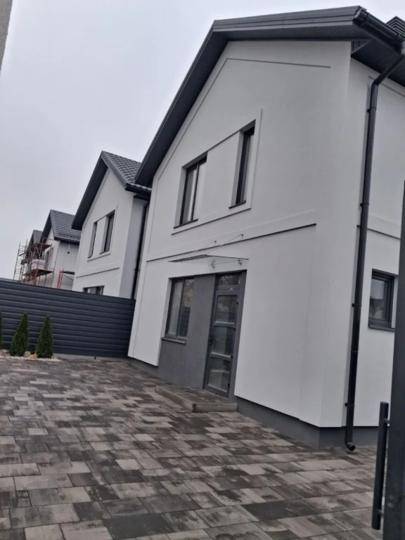 Sale of a newly built modern house