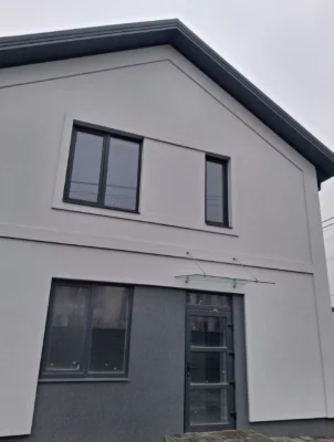 Sale of a newly built modern house