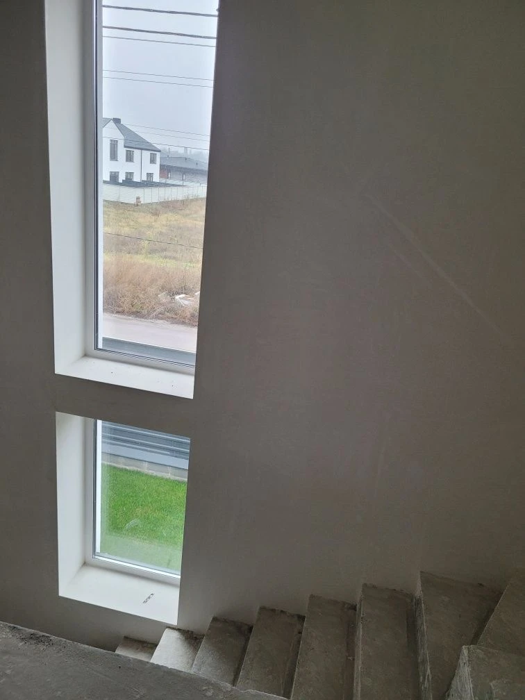 Sale of a newly built modern house