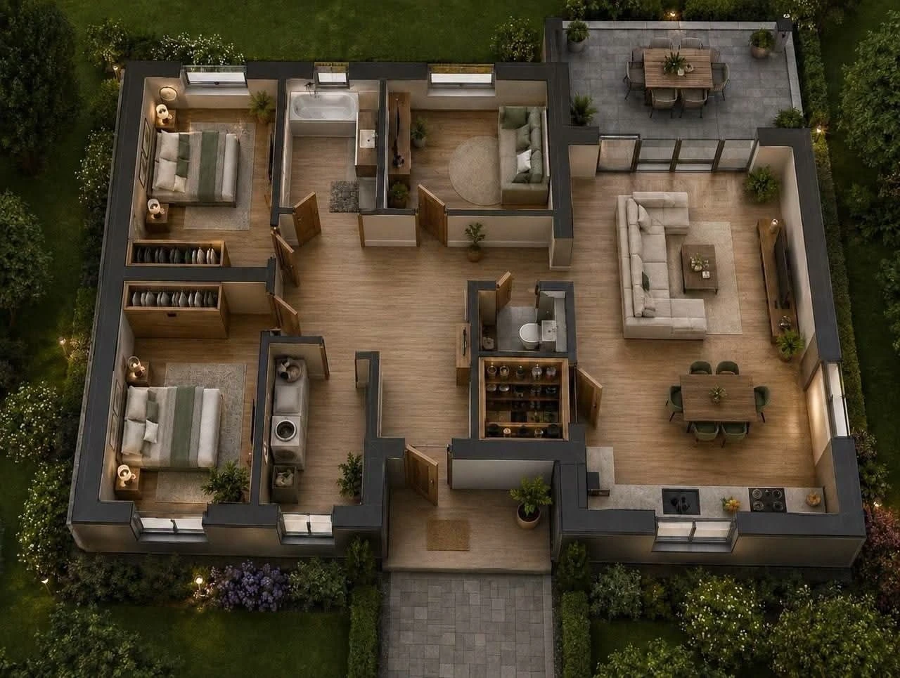 Sale of a modern one-story house in Bila Tsirk, Tara