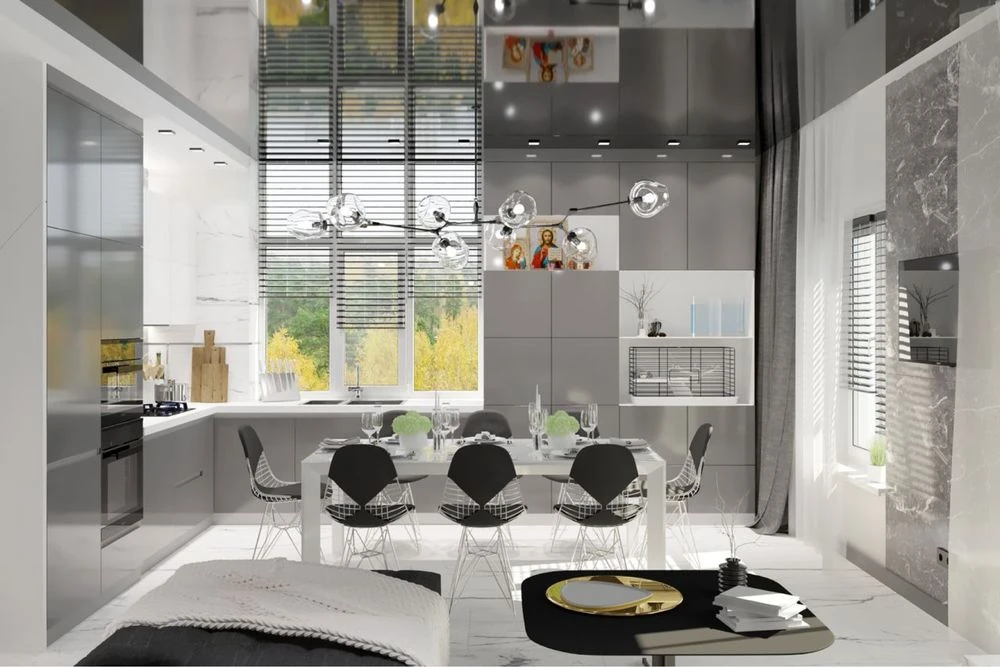Sale of a MODERN house in a CLOSED complex,