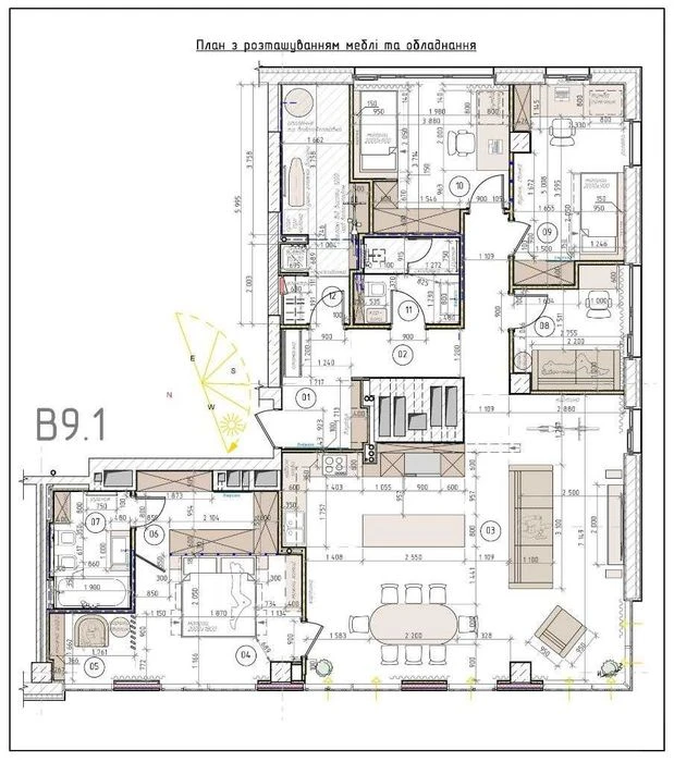 4-room apartment for sale. Residential complex Ekaterinoslavsky 154 m². Opposite La Cille