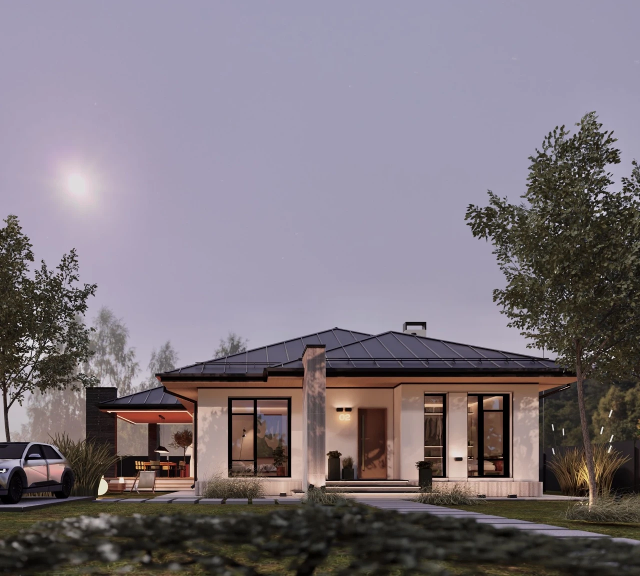Sale of a new one-story house in Tsarselo, district