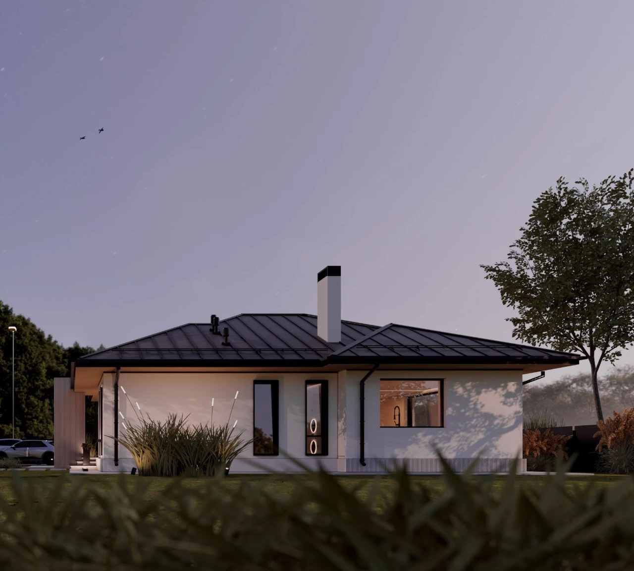Sale of a new one-story house in Tsarselo, district