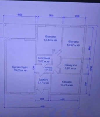 Будинок 100м2 з комунікаціями без КОМІСІЇ. Газ біля будинку
