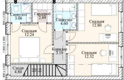 Таунхауси з газом, від 98м до 111 м2, р-н вулиці Польова