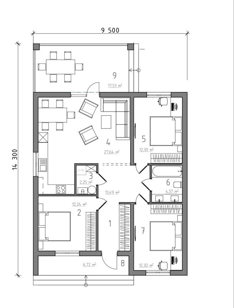 ПРОДАЖ будинок в Борисполі 85м2+5сот права сторона