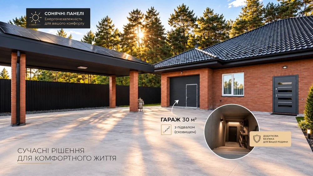 Продам новый  дом , в якому завжди є струм і тепло Котел дро
